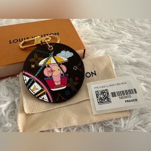 Louis Vuitton Monogram Vivienne Illustre‎ Key Ring Holder Bag Charm Ferris Wheel
